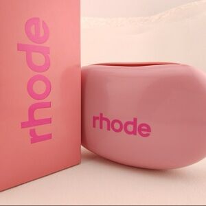 RHODE Blush Pink  Bowl rhode makeup bag jelly cosmetic pouch case